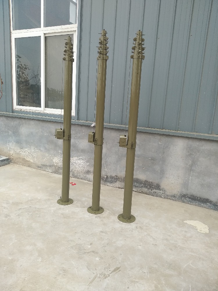 獨(dú)立升降避雷塔 移動升降桿避雷針 手動升降式避雷針